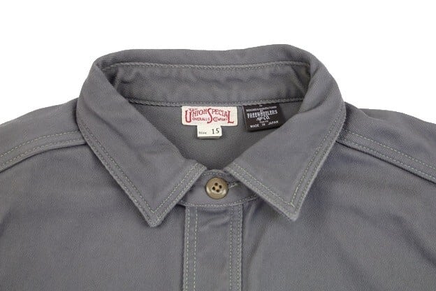 FREEWHEELERS(フリーホイーラーズ)～"Gemsa" WORK SHIRT STEEL GRAY～