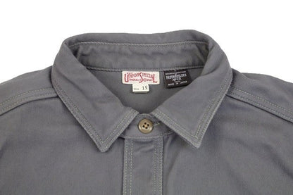 FREEWHEELERS(フリーホイーラーズ)～"Gemsa" WORK SHIRT STEEL GRAY～