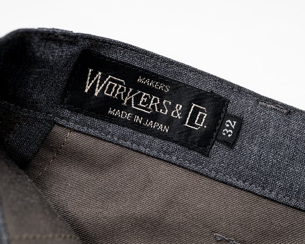 WORKERS(ワーカーズ)～Moonglow Trousers 21, Combat Wool Tropical, Grey～