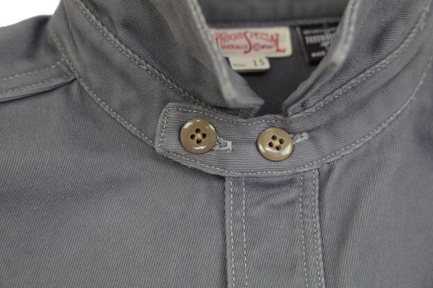 FREEWHEELERS(フリーホイーラーズ)～"Gemsa" WORK SHIRT STEEL GRAY～