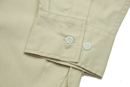 WORKERS(ワーカーズ)～Band Collar Shirt, Poplin, Beige～