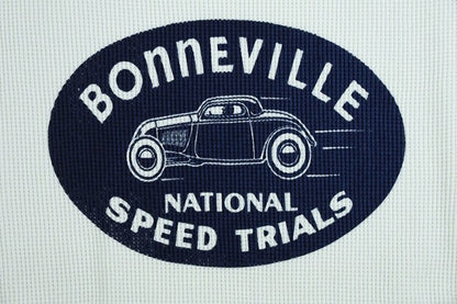 【FREEWHEELERS】"1949 BONNEVILLE" CREW NECKED THERMAL LONG SLEEVE SHIRT IVORY