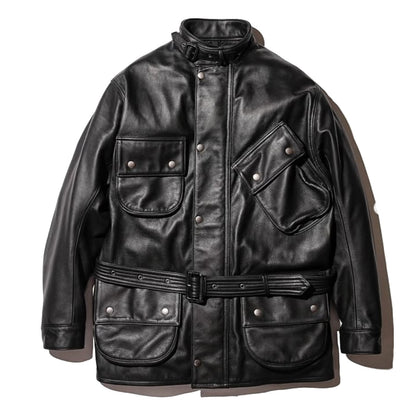 【MOSSIR】LEACON LEATHER MOTOR CYCLE JACKET
