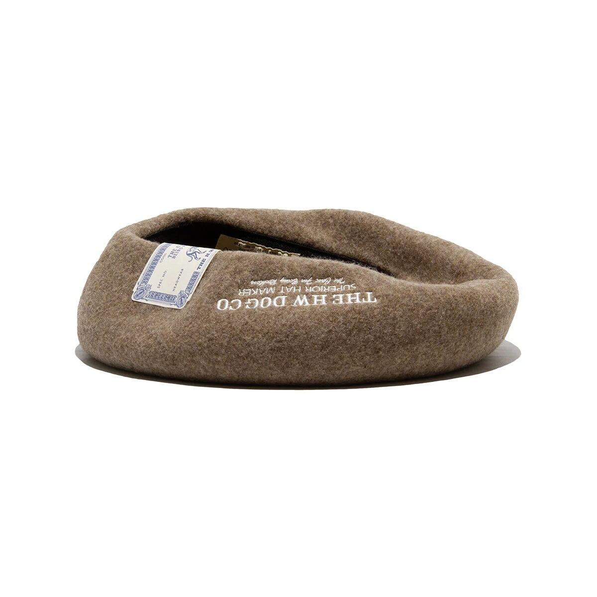 THE H.W.DOG & Co. (ドッグアンドコー) ～EMBROIDERY BIG BERET - Beige～
