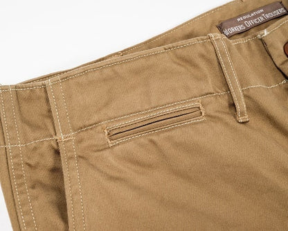 WORKERS(ワーカーズ)～Officer Trousers, Regular Fit, USMC Khaki, 10 oz Chino～