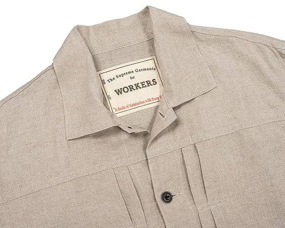 WORKERS(ワーカーズ)～213 Linen Jacket Ecru Linen～