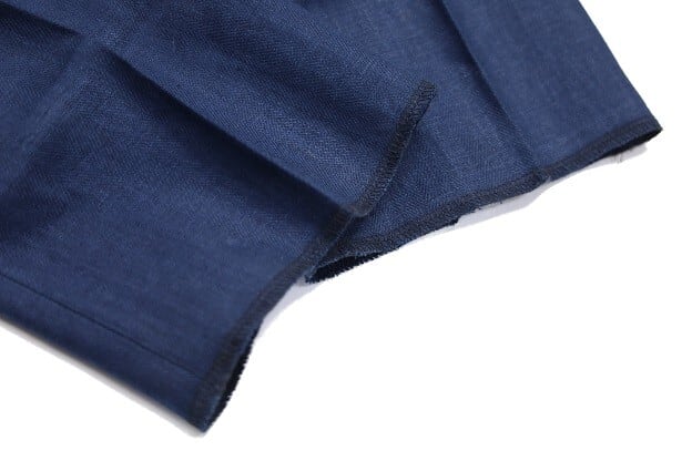 WORKERS(ワーカーズ)～IVY Trousers, French Linen Herringbone, Navy～
