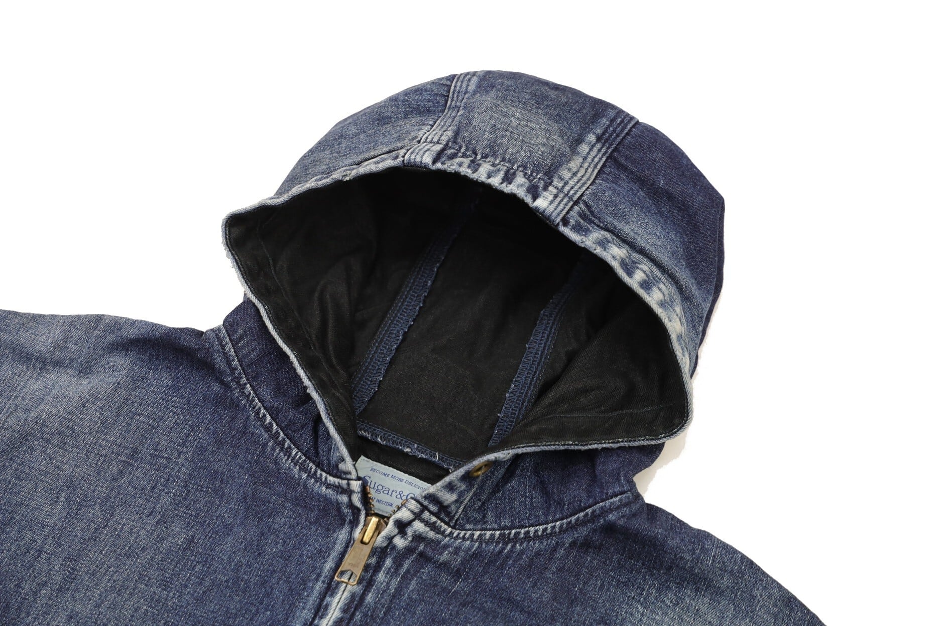 Sugar&Co.(シュガーアンドカンパニー)～Denim Windproof Hoodie Worker's Wash～