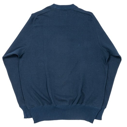 WORKERS(ワーカーズ)～Cotton Saddle Shoulder Sweater, Navy～
