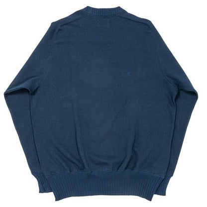 WORKERS(ワーカーズ)～Cotton Saddle Shoulder Sweater, Navy～