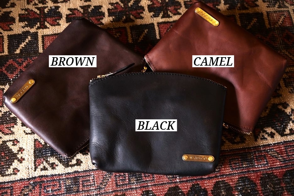 VASCO(ヴァスコ)～LEATHER TRAVEL POUCH～