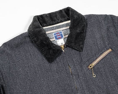 WORKERS(ワーカーズ)～”Blanket Lined Engineer Jacket" Wool Cotton Covert Cloth～