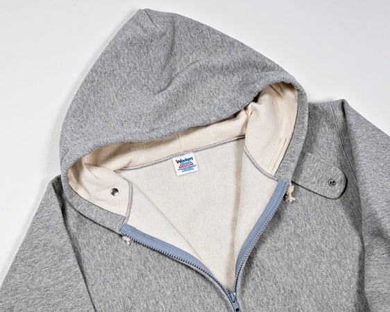 WORKERS(ワーカーズ)～Trico Tag Sweat, Full Zip Parka Grey～