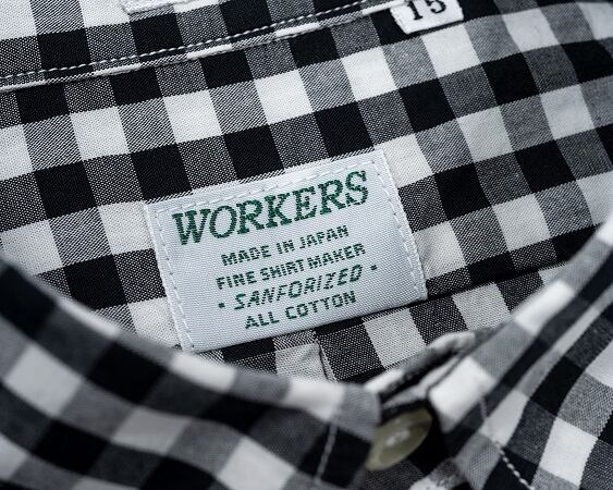 WORKERS(ワーカーズ)～Modified BD, Black Gingham Check～