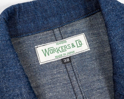 WORKERS(ワーカーズ)～Lounge Jacket, 8oz GR Back Denim～