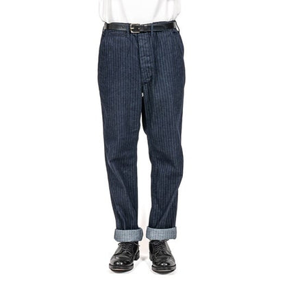 WORKERS(ワーカーズ)～Officer Trousers SlimType2 Indigo Herringbone～