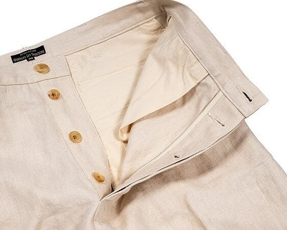 WORKERS(ワーカーズ)～IVY Trousers, French Linen Herringbone, Ecru～