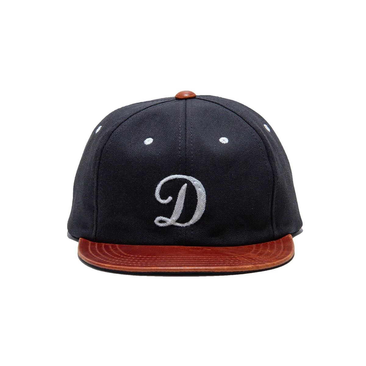 THE H.W.DOG & Co.(ドッグアンドコー)～2 TONE LEATHER COTTON CAP - Navy～