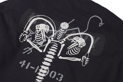 FREEWHEELERS(フリーホイーラーズ)～"KNUCKLE BONES" on"AAF 90thBG 400thBSQ" CIVILIAN DECK JACKET～