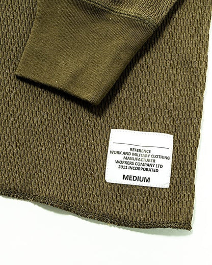 WORKERS(ワーカーズ)～Thermal HENLEY Neck, HONEYCOMB THERMAL～