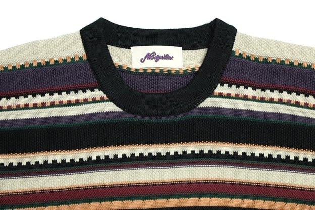 Nasngwam(ナスングワム)～90's BORDER KNIT BEIGE～