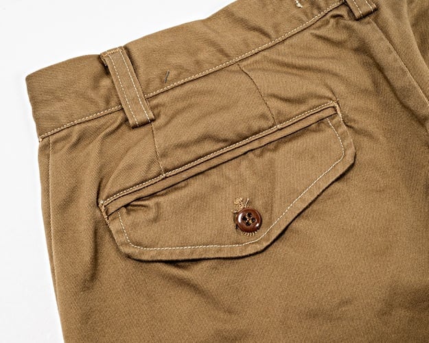 WORKERS(ワーカーズ)～Officer Trousers, 2 Tuck, USMC Khaki, 10 oz Chino～