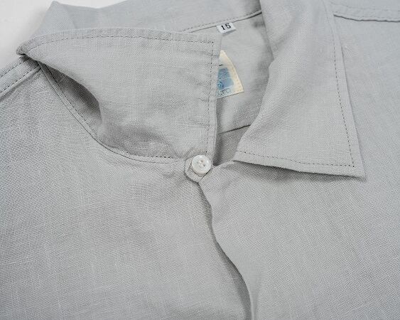 WORKERS(ワーカーズ)～Open Collar Shirt, Snow Linen～