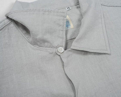 WORKERS(ワーカーズ)～Open Collar Shirt, Snow Linen～