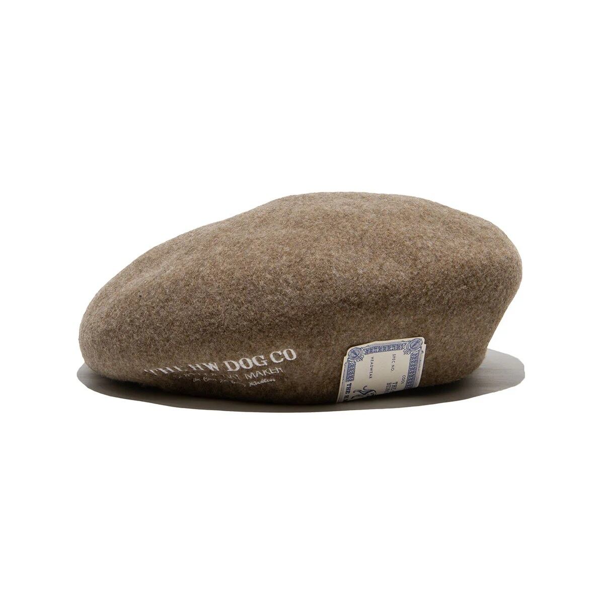THE H.W.DOG & Co. (ドッグアンドコー) ～EMBROIDERY BIG BERET - Beige～