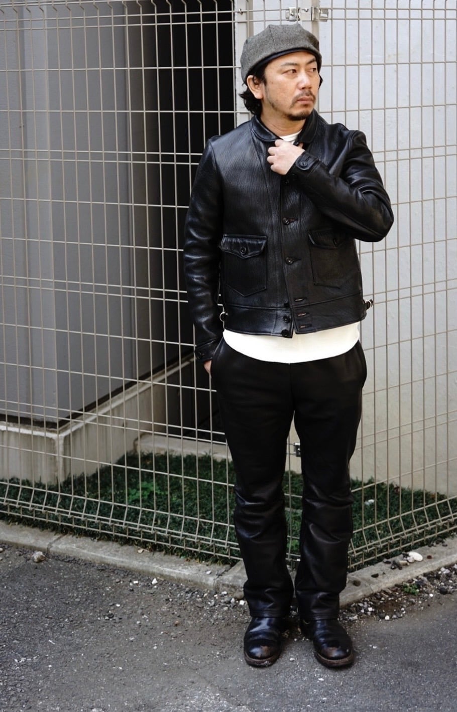FINE CREEK & CO(ファインクリークアンドコー)～Joseph Jacket Goat Black～