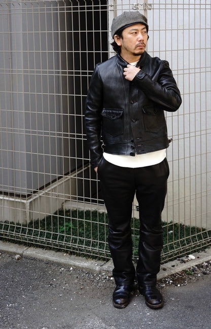FINE CREEK & CO(ファインクリークアンドコー)～Joseph Jacket Goat Black～