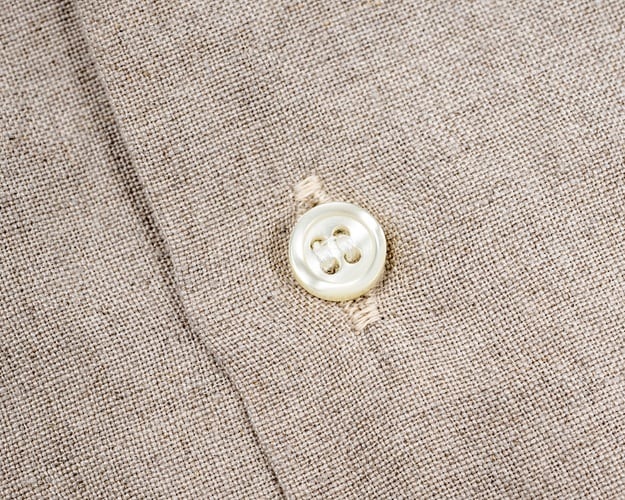 WORKERS(ワーカーズ)～Open Collar Shirt, Ecru Linen～