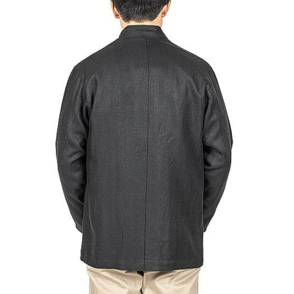 WORKERS(ワーカーズ)～Forestier French Linen Herringbone, Black～