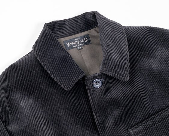 WORKERS(ワーカーズ)～WORKERS Jacket, Heavy Corduroy, Black～