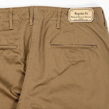 WORKERS(ワーカーズ)～Officer Trousers,Regular Fit Type2,USMC Khaki～