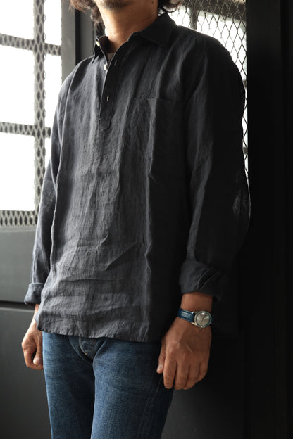 SPINNER BAIT(スピナーベイト)～RAMOS SHIRTS LINEN BLACK～