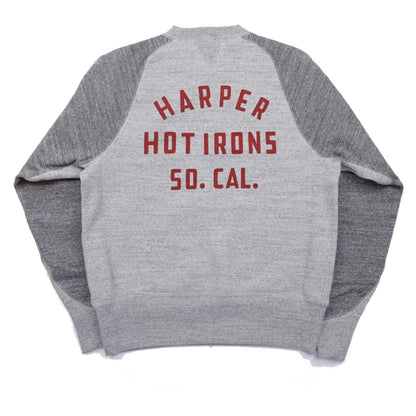 FREEWHEELERS(フリーホイーラーズ)～"HARPER HOT IRONS V8" FREEDOM SLEEVE DOUBLE V SWEAT SHIRT～