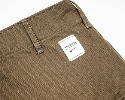 WORKERS(ワーカーズ)～M43 Trousers Mod, Khaki Herringbone～