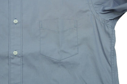 WORKERS(ワーカーズ)～Band Collar Shirt, Poplin, Blue Grey～