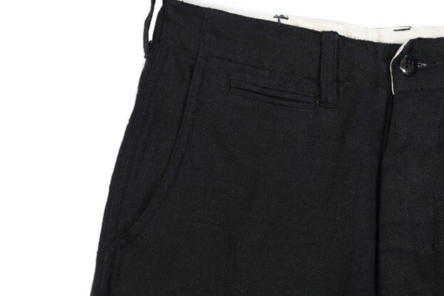 CUSHMAN(クッシュマン)～LINEN TROUSERS BLACK～