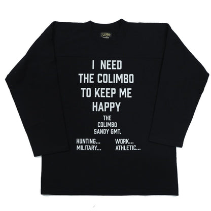 COLIMBO(コリンボ)～Yonkers Football Tee "HAPPINESS SLOGAN"～