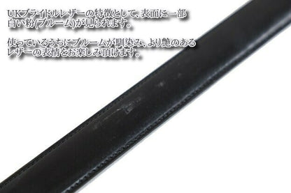 Vintage Works(ヴィンテージワークス) DH5729 ～30mm BRIDLE LEATHER BELT BLACK～