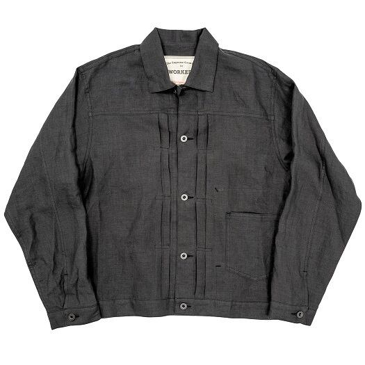 WORKERS(ワーカーズ)～213 Linen Jacket Charcoal Linen～