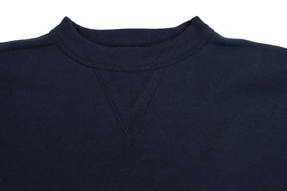 【FREEWHEELERS】"30s DOUBLE V SET-IN SLEEVE SWEAT SHIRT" JET NAVY