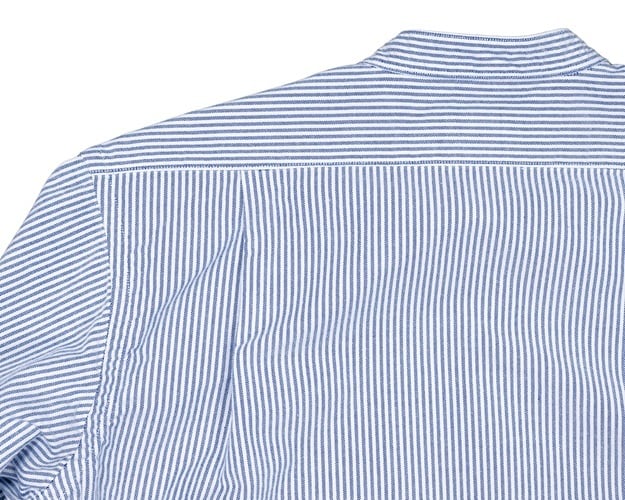WORKERS(ワーカーズ)～Band Collar Shirt, Supima OX, Stripe～
