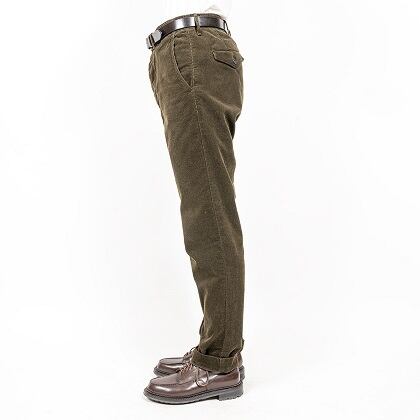 WORKERS(ワーカーズ)～Officer Trousers Slim, Type 3 Corduroy Dark Brown～