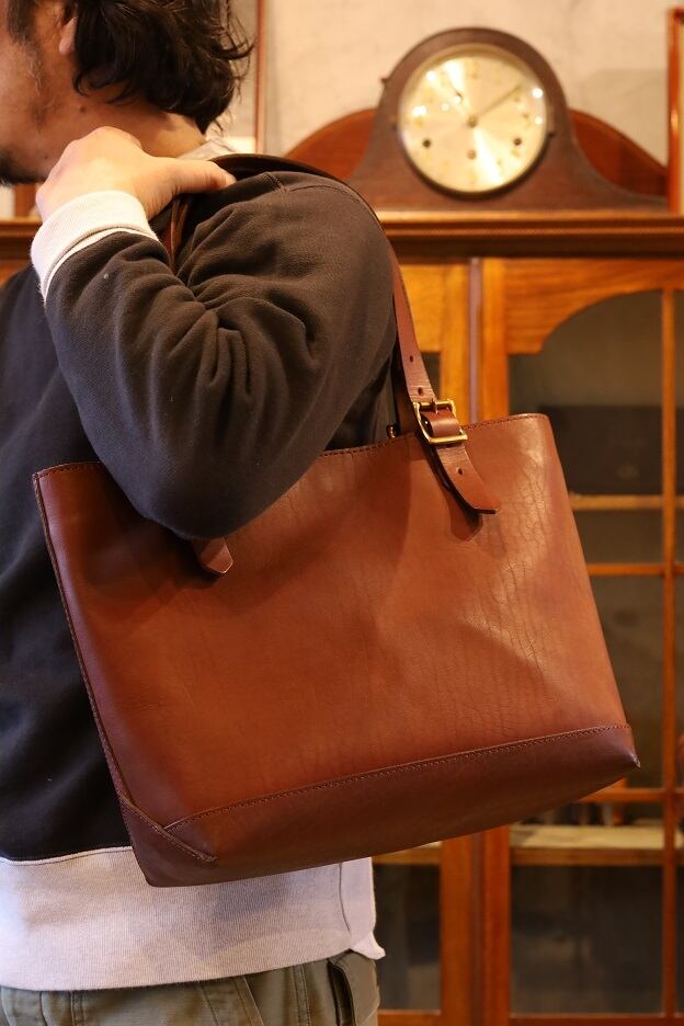 VASCO(ヴァスコ)～LEATHER TRAVEL TOTEBAG -MEDUIM～