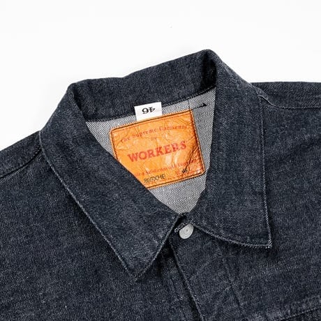 WORKERS(ワーカーズ)～Lot 806XH, Full-Back, 13.7 oz, Black Raw Denim～
