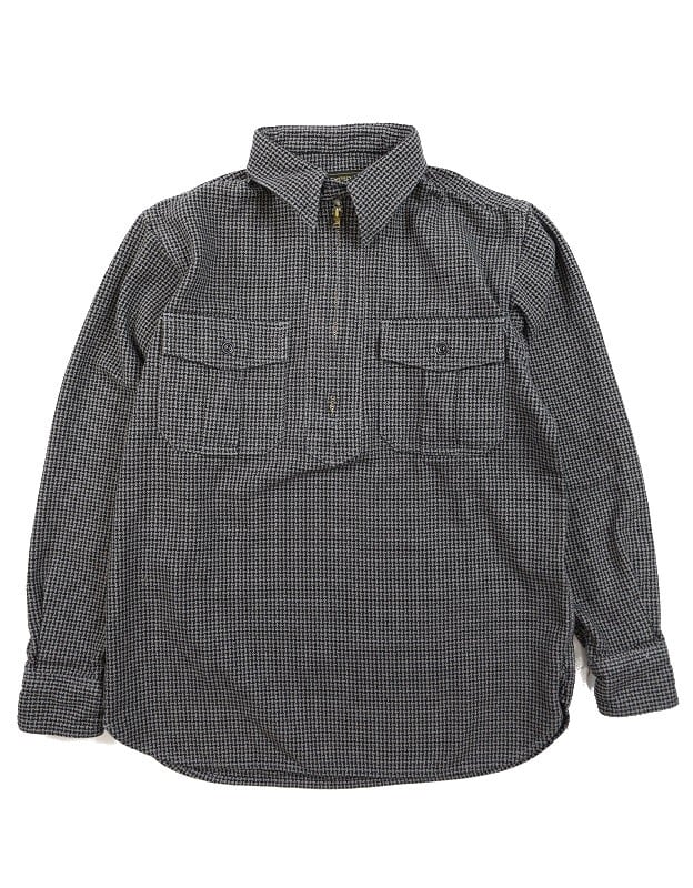 CUSHMAN(クッシュマン)～HOUND TOOTH HARFZIP WORK SHIRTS～