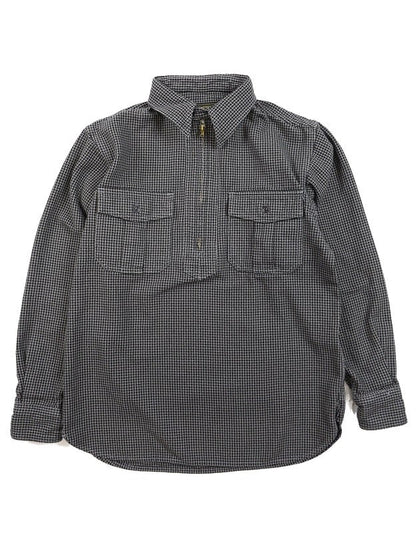 CUSHMAN(クッシュマン)～HOUND TOOTH HARFZIP WORK SHIRTS～